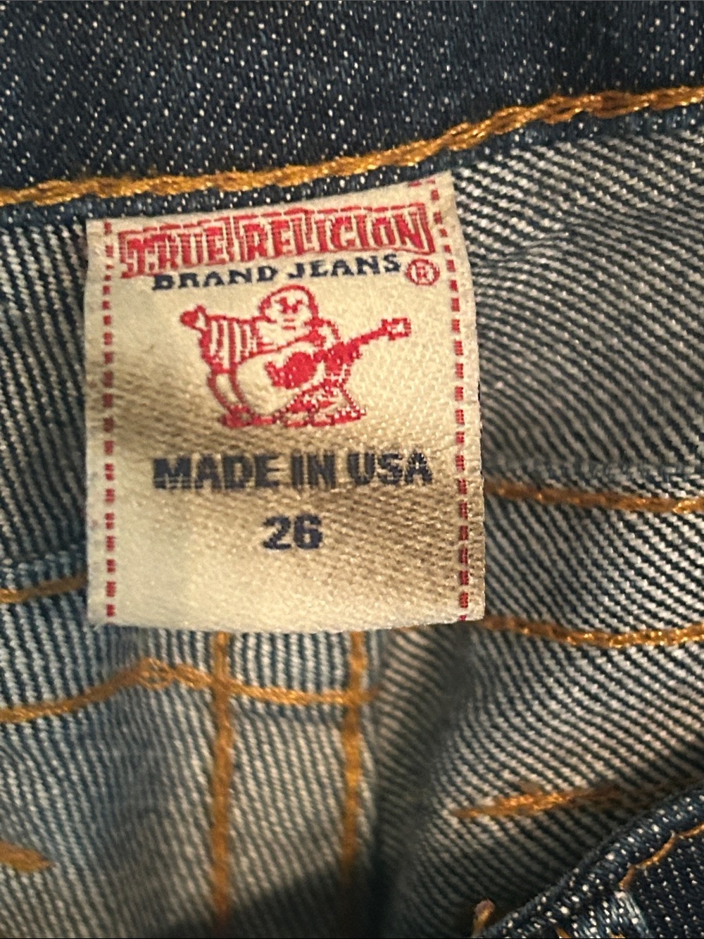 True Religion Dark Indigo Flare Jeans - Picture 2 of 14